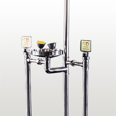 防凍地埋式雙桿洗眼器BH30-6012 防凍地埋式雙桿洗眼器BH30-6012