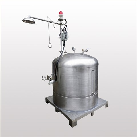 叉車移動推車式洗眼站0209-1100(定制) 叉車移動推車式洗眼站0209-1100(定制)